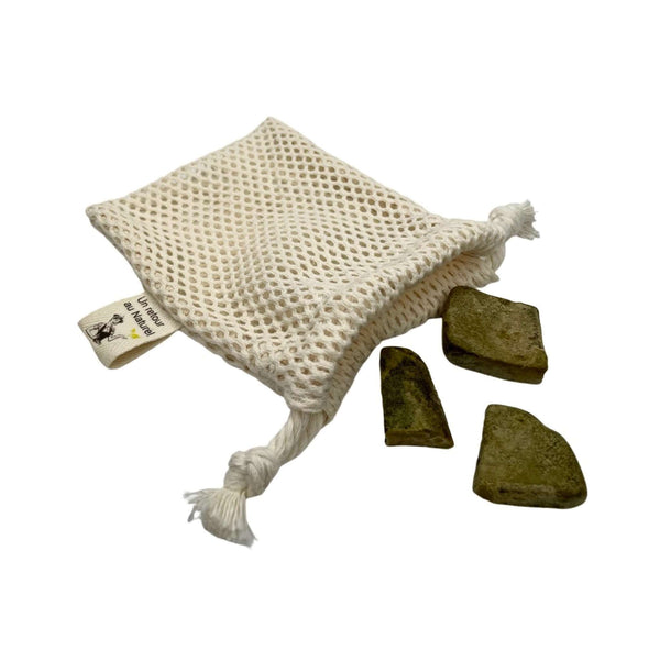 Filet à savon artisanal en coton Bio Un retour au Naturel