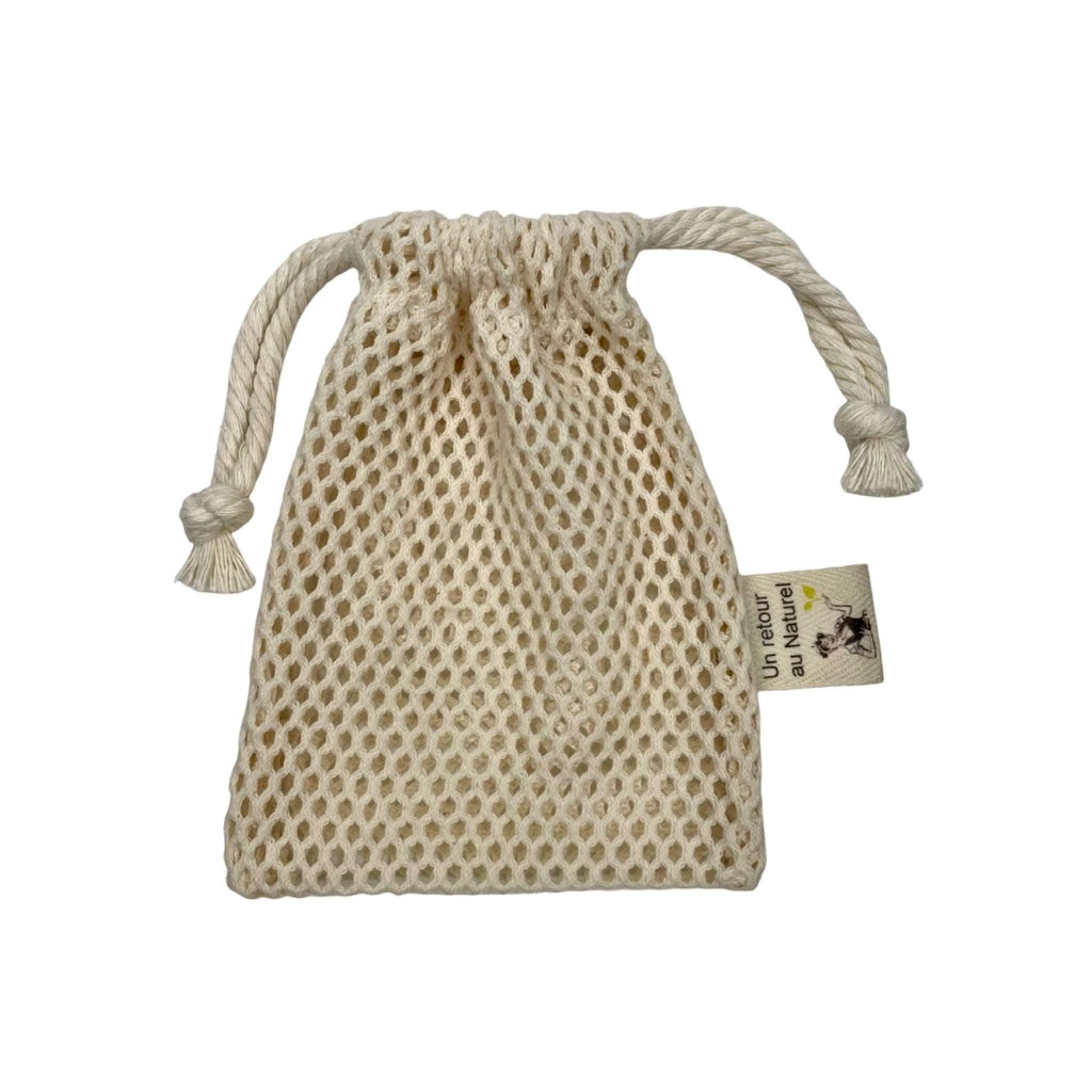 Sac à savon en sisal blanc - Cosmétique Naturel France Sac à savon en sisal blanc - Cosmétique Naturel France